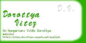 dorottya vitez business card
